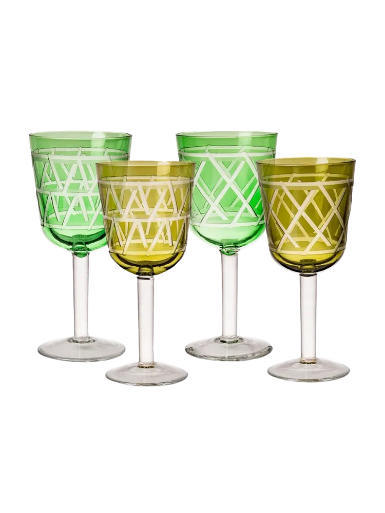 Design Weinglas Set „Tie Up“ (4 Stück) Pols Potten