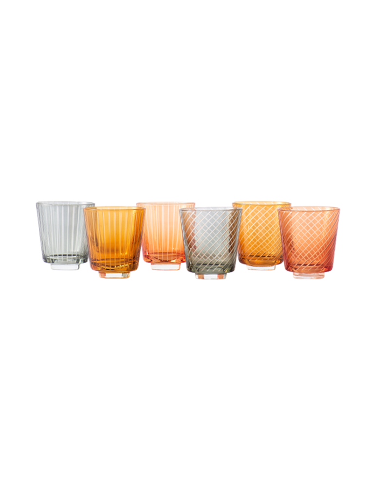 Design Tumblerglas Set „Library“ (6 Stück) Pols Potten