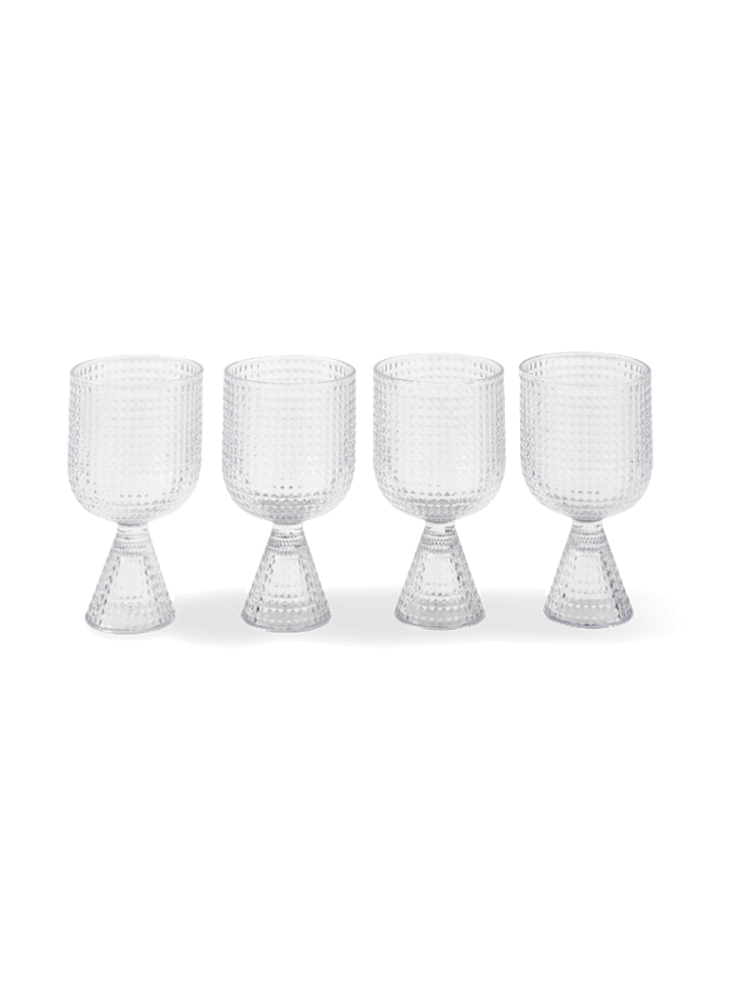 Design Weinglas Set „Rooftop“, 4er-Set Pols Potten