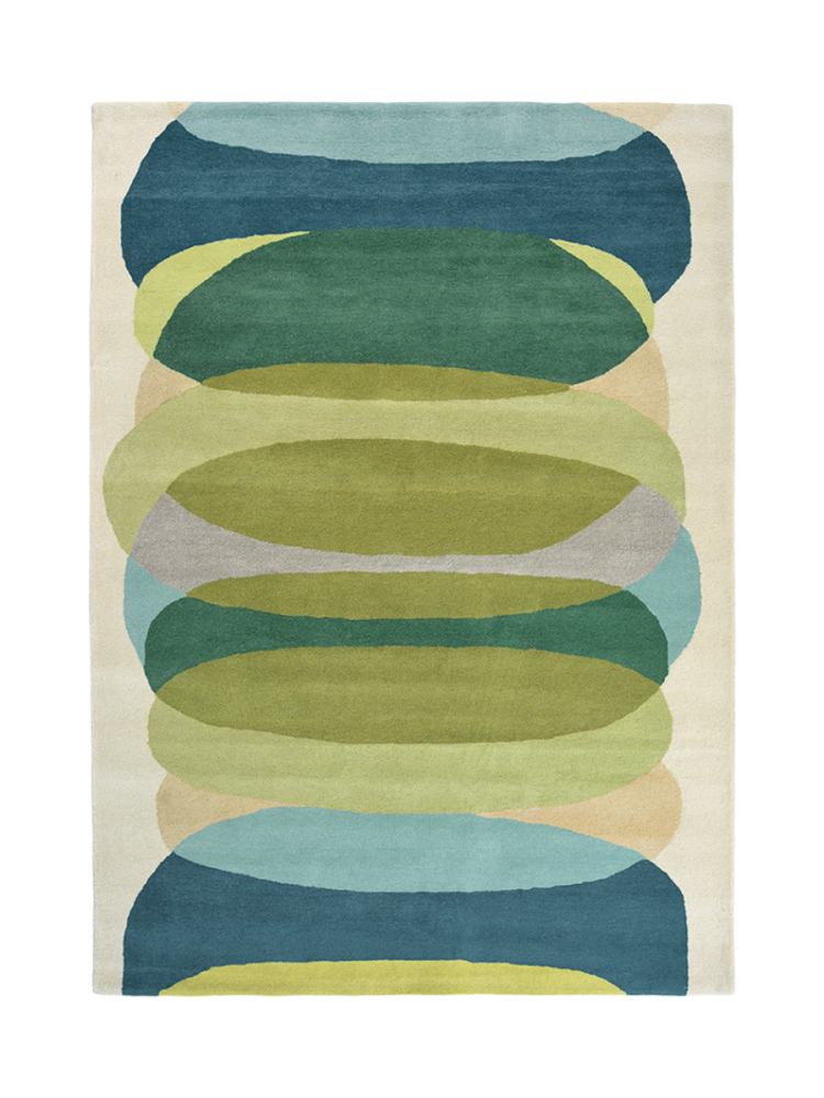 Designer Teppich „Elliptic“ - handgetuftet, aus 100% reiner Schurwolle Harlequin