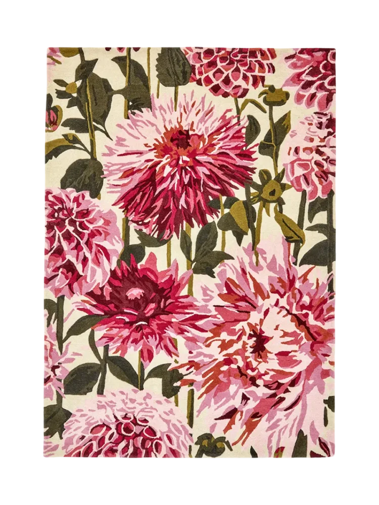 Designer Teppich „Dahlia“ - handgetuftet, aus 100% reiner Schurwolle Harlequin