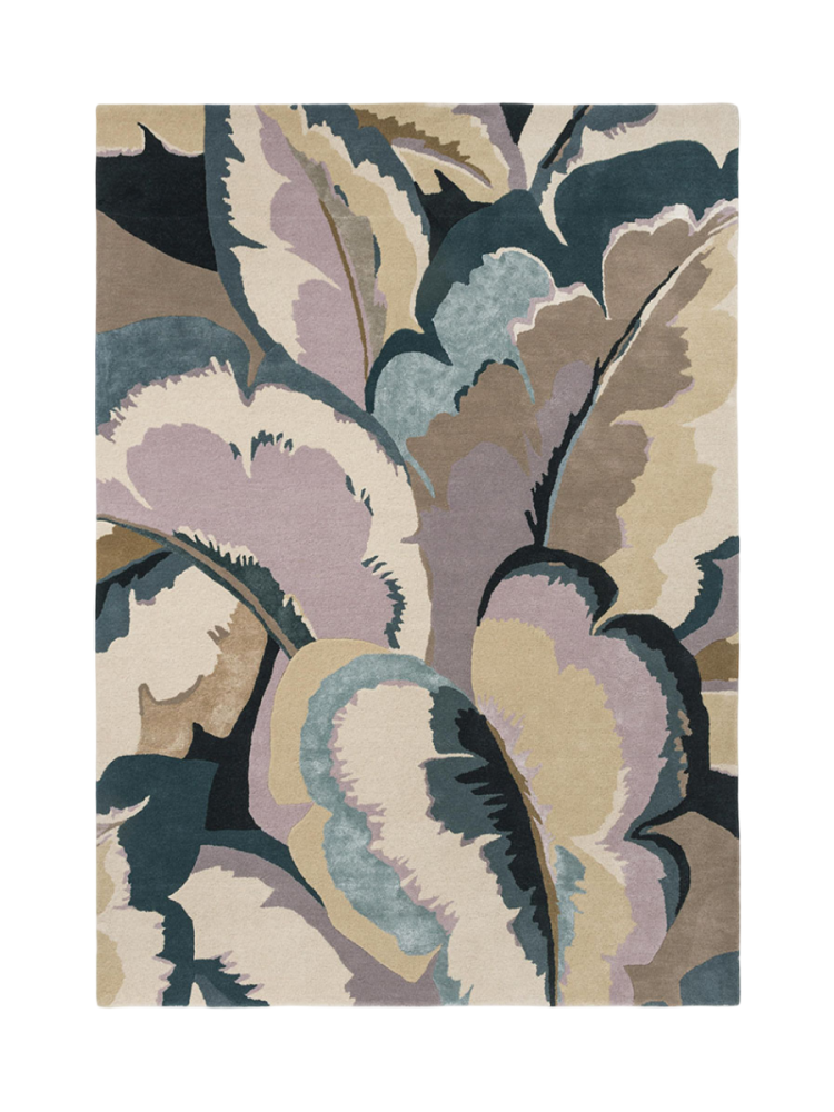 Designer Teppich „Calathea“ - handgetuftet, aus 100% reiner Schurwolle Harlequin