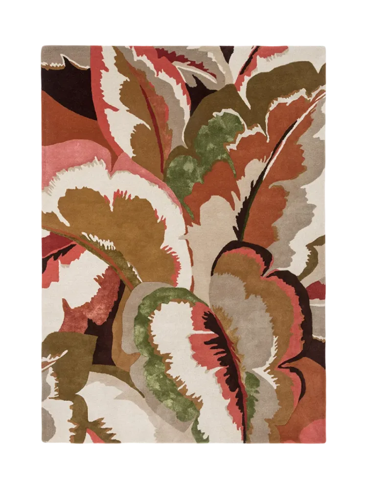 Designer Teppich „Calathea“ - handgetuftet, aus 100% reiner Schurwolle Harlequin