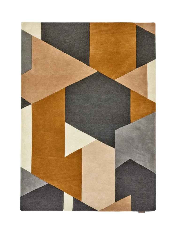 Designer Teppich „Popova“ - handgetuftet, aus 100% reiner Schurwolle Harlequin