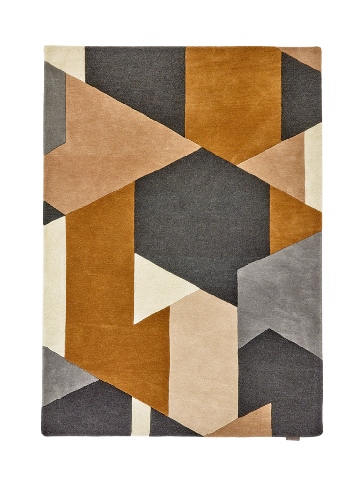 Designer Teppich „Popova“ - handgetuftet, aus 100% reiner Schurwolle Harlequin