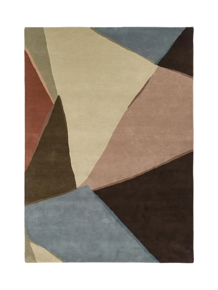 Designer Wollteppich „Sumi Reflect“ - handgetuftet Harlequin
