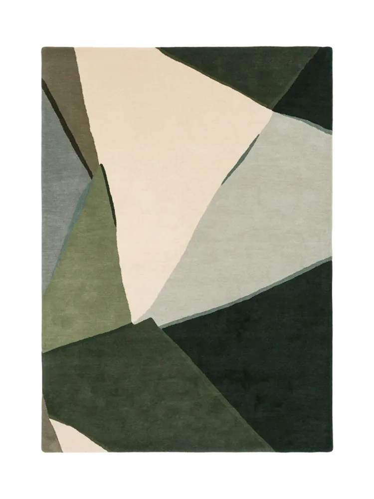 Designer Wollteppich „Sumi Reflect“ - handgetuftet Harlequin