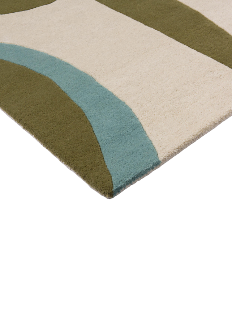 Designer Wollteppich „Torillo“ - handgetuftet Harlequin