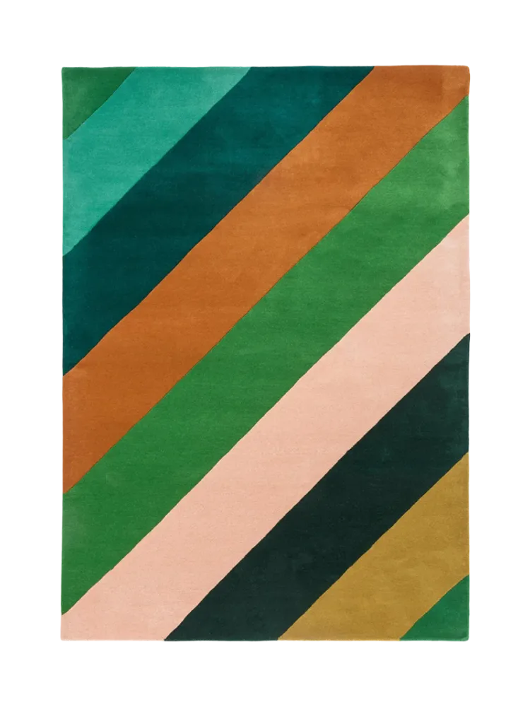 Designer Wollteppich „Sherbet Stripe“ - handgetuftet Harlequin