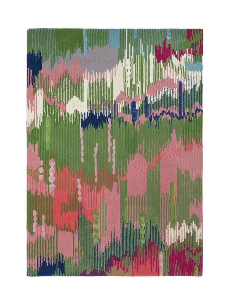 Designer Wollteppich „Wilderness“ - handgetuftet Harlequin