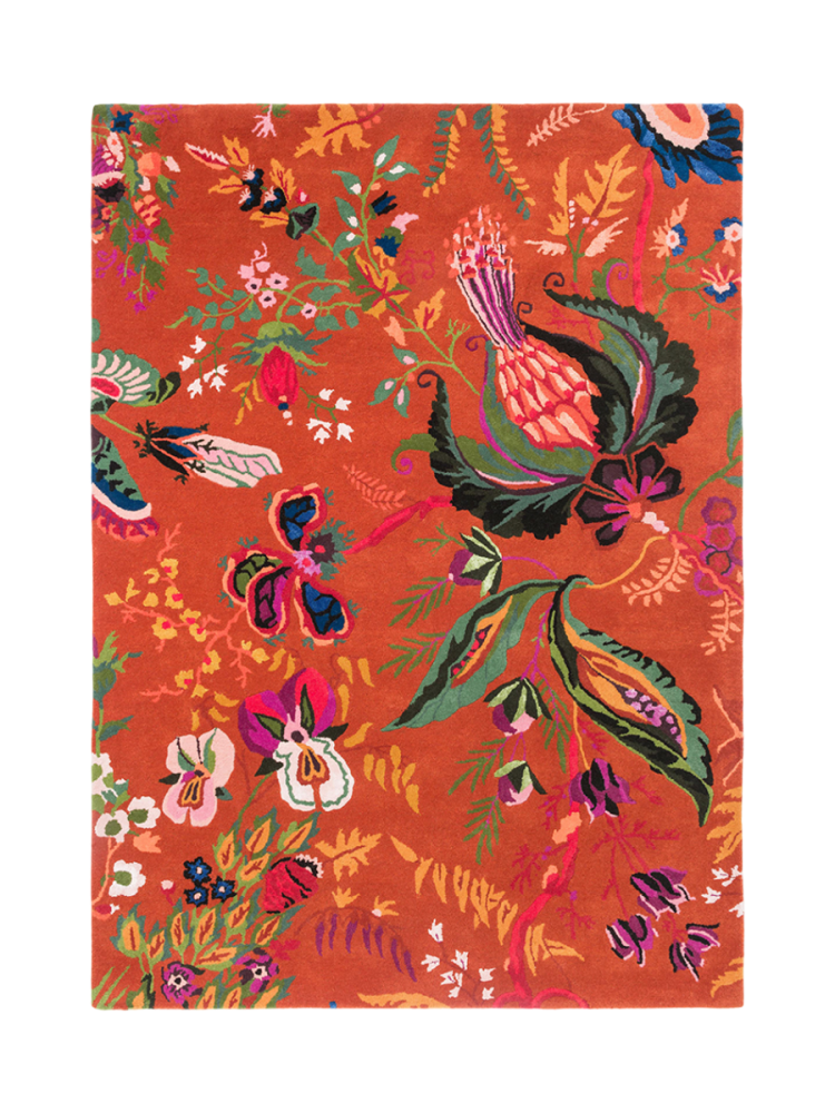 Designer Teppich „Wonderland Floral“ - handgetuftet, aus 97% reiner Schurwolle Harlequin
