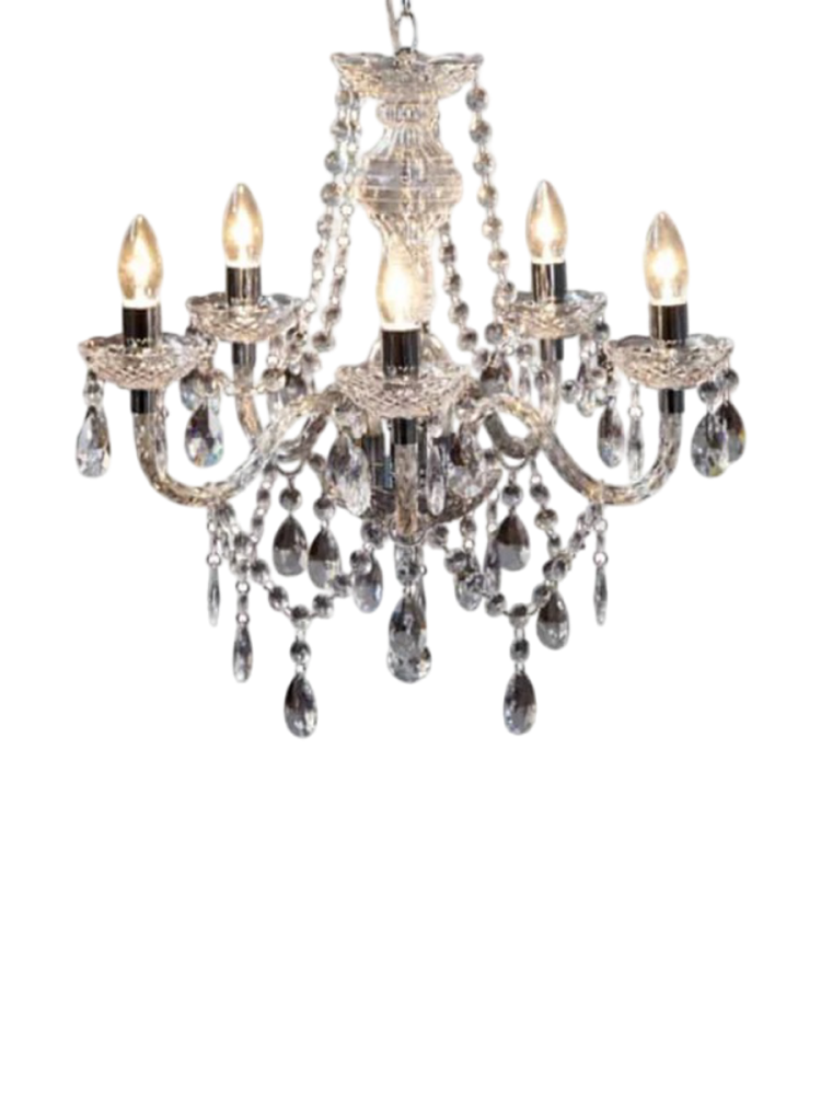 Kronleuchter „Diamonds“ 5-flammig Invicta Interiors