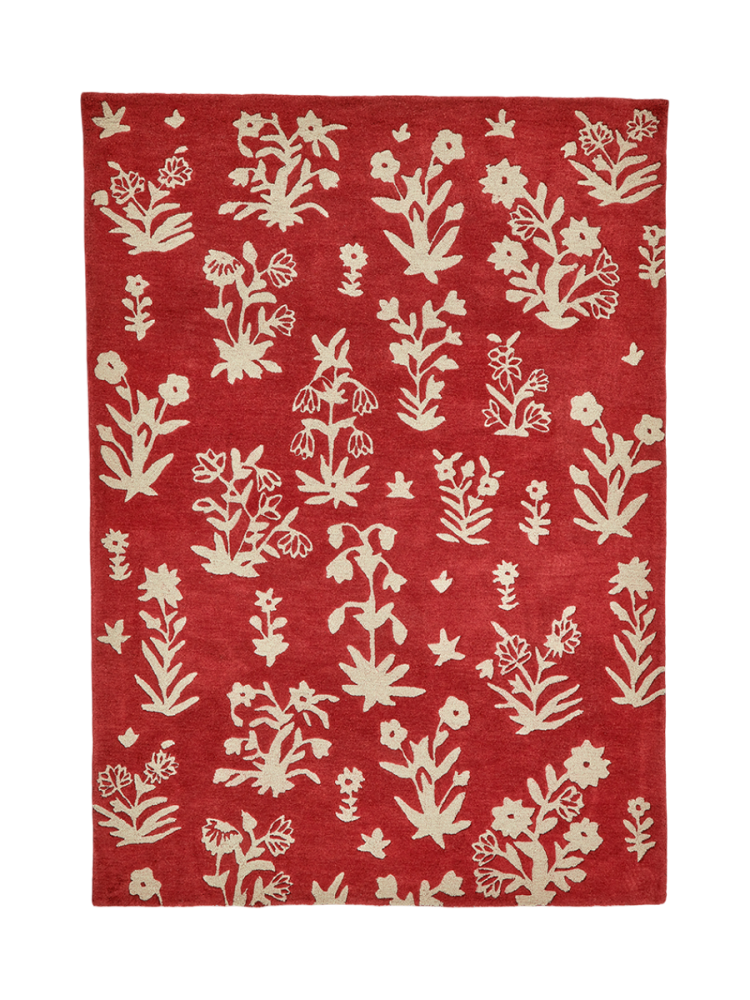 Designer Teppich „Woodland Glade“ - handgetuftet, aus 100% reiner Schurwolle Sanderson