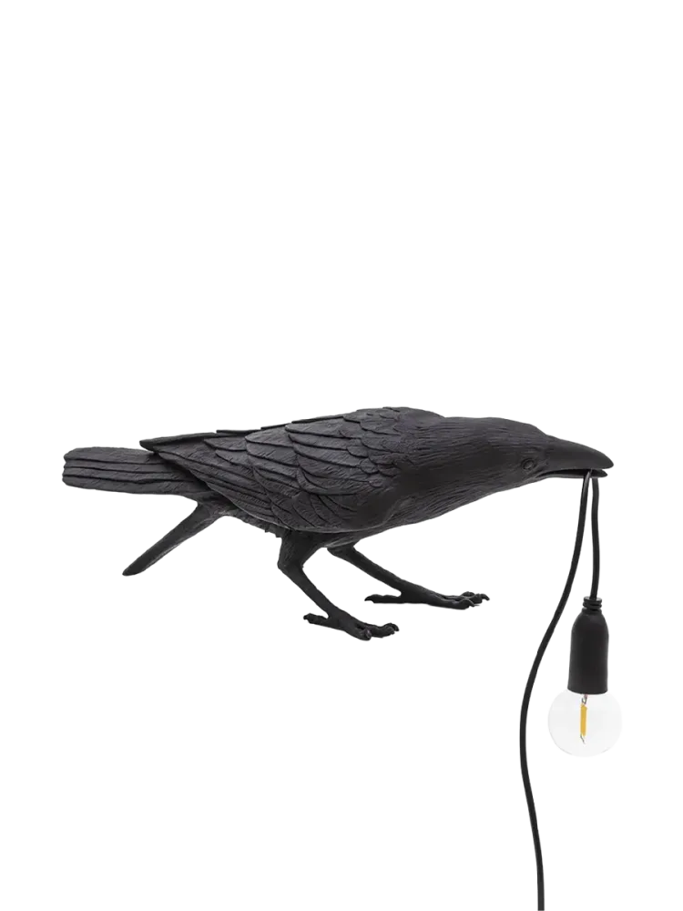 LED Design Tischlampe „Bird Playing“ Seletti