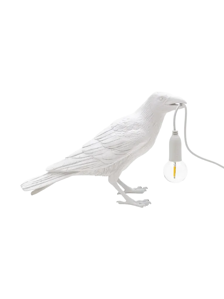 LED Design Tischlampe „Bird Waiting“ Seletti