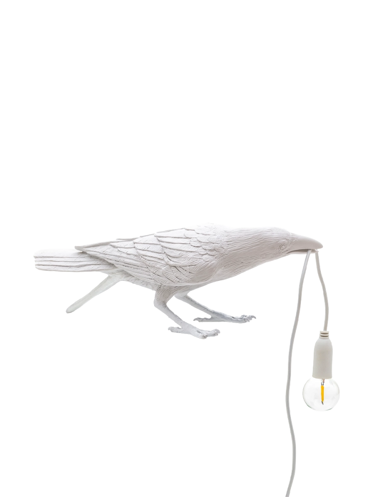 LED Design Tischlampe „Bird Playing“ Seletti