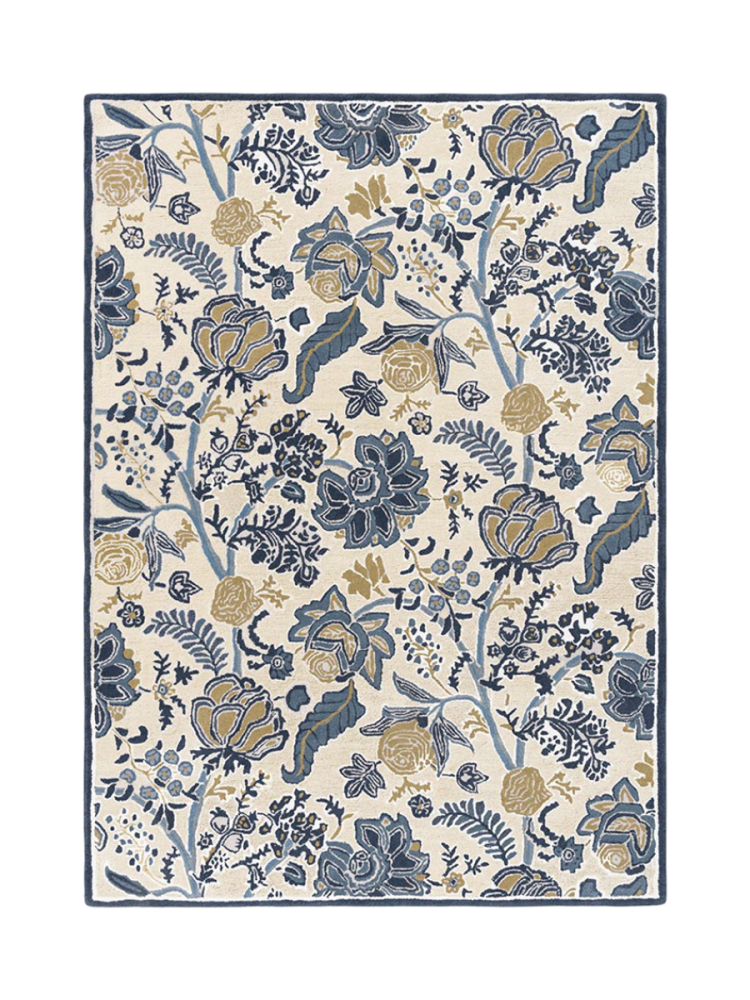 Designer Teppich „Shalimar“ - handgetuftet, aus reiner Schurwolle & Viskose Sanderson