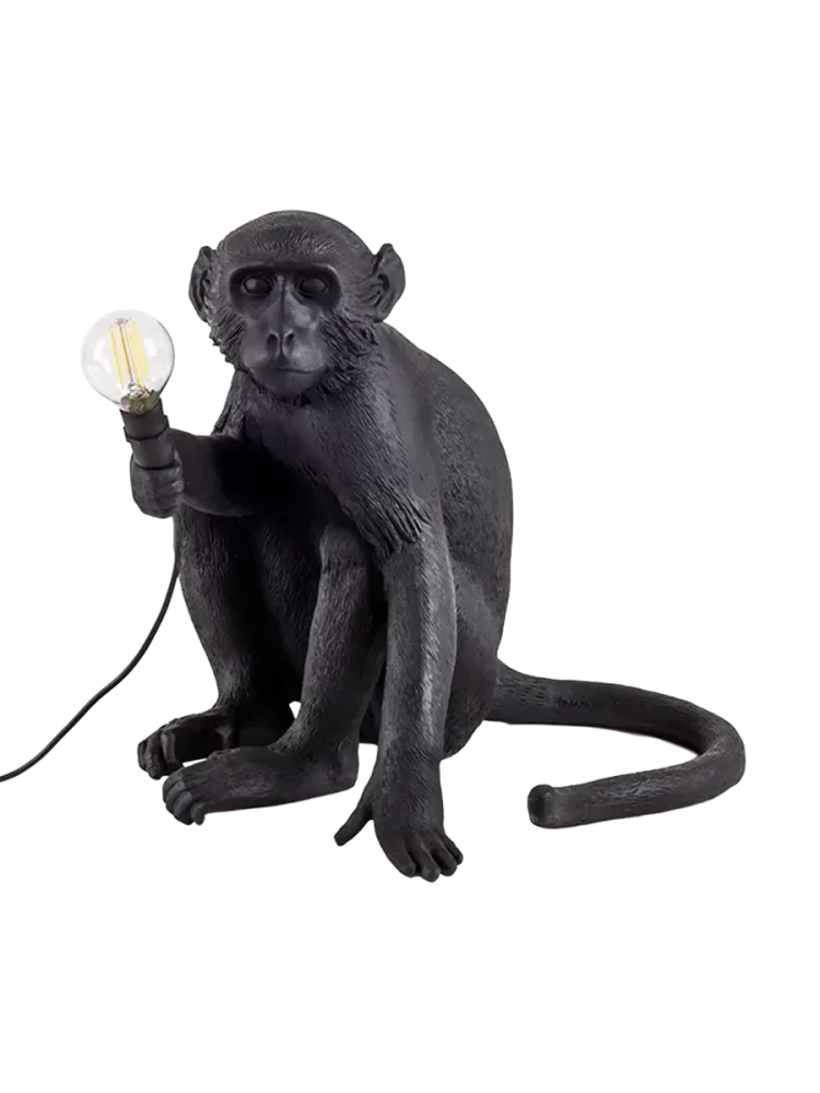 LED Design Tischlampe „The Monkey Sitting“ Seletti