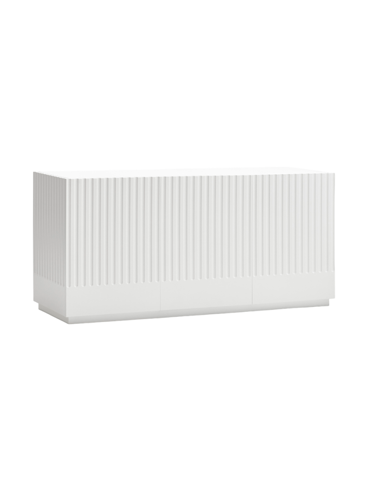 Design Sideboard „Doric“ White - 3-türig Teulat