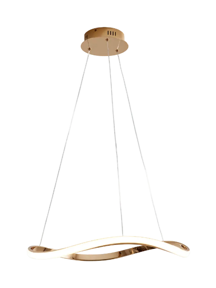 LED Design Pendellampe „Naos“ 1-flammig Roségold-Finish Schuller