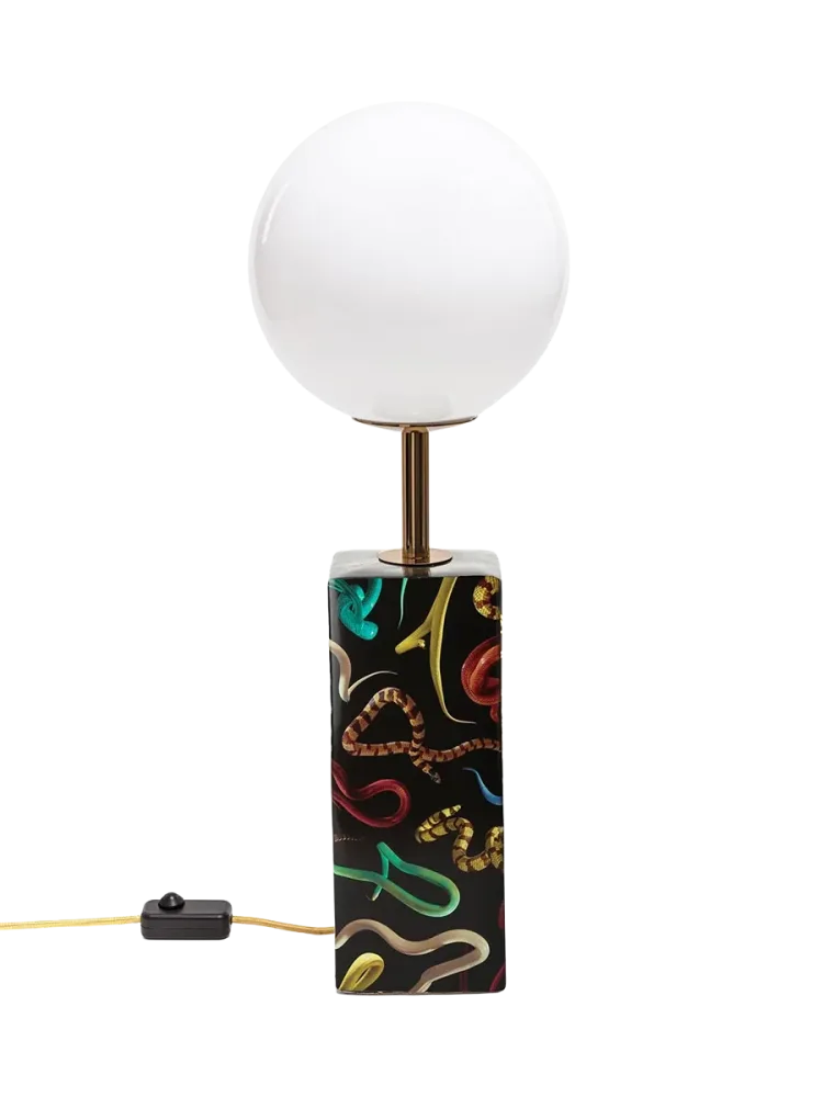 Grosse Design Deckelvase „Toiletpaper Snakes“ Seletti