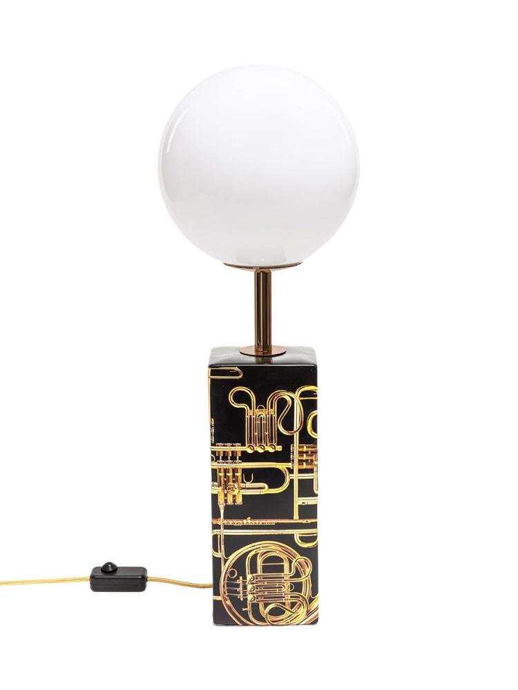 Grosse Design Deckelvase „Toiletpaper Trumpets“ Seletti