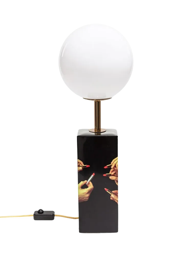 Grosse Design Deckelvase „Toiletpaper Lipstick“ Seletti
