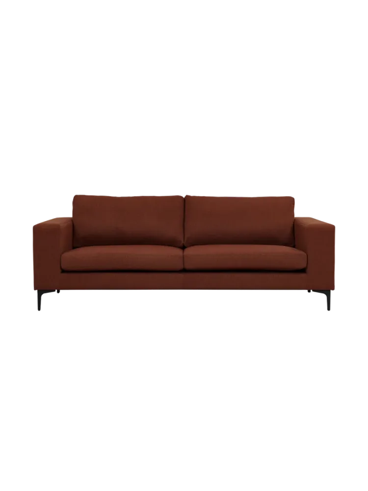 3-Sitzer Design Samtsofa „Bolero“ Rust VE DESIGN