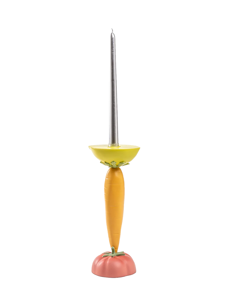 Design Kerzenstander „Vitamin Carrot“ Seletti