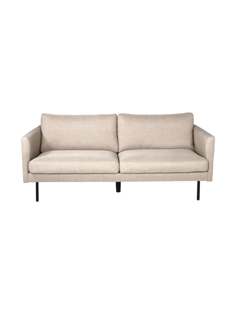 2-Sitzer Samtsofa „Zoom“ Hellbraun VE DESIGN