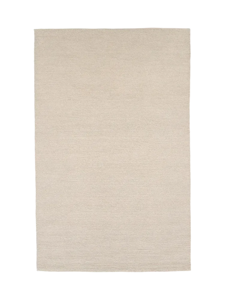 Handgewebter Design Teppich „Marta“ aus 100% Wolle Beige 250 x 350 cm VE DESIGN