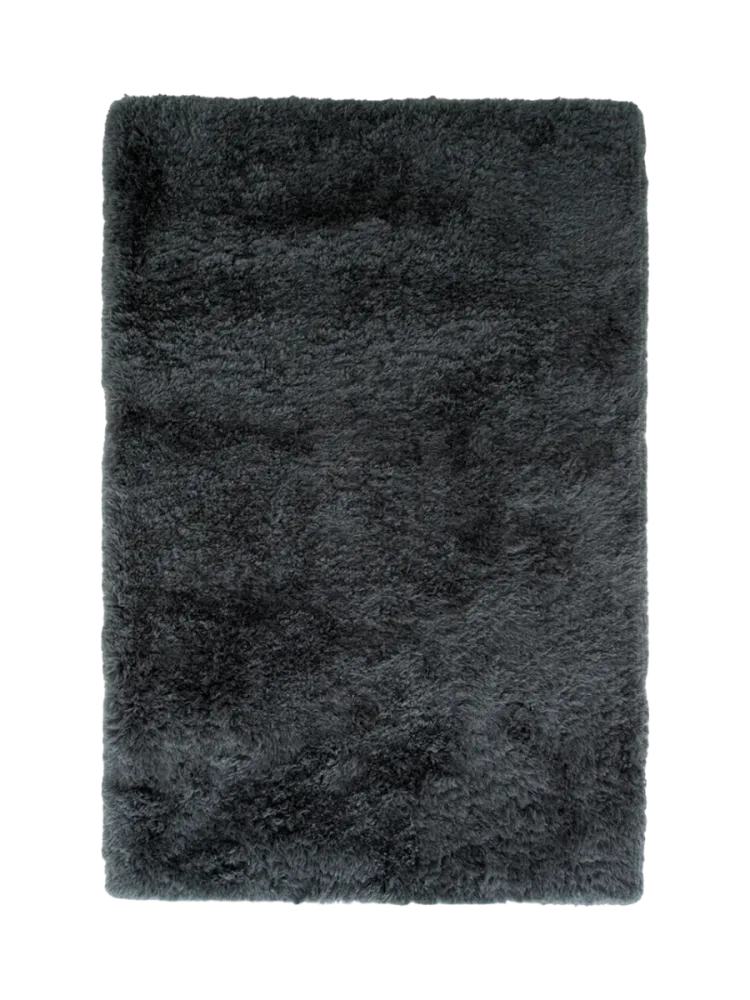 Design Hochflor-Teppich „Grace“, verschiedene Grössen Dunkelgrau VE DESIGN