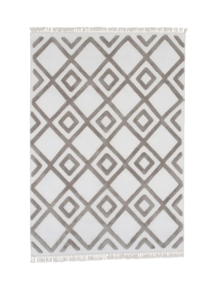 Design Teppich „Towa“ - 160 x 230 cm Beige/Braun VE DESIGN