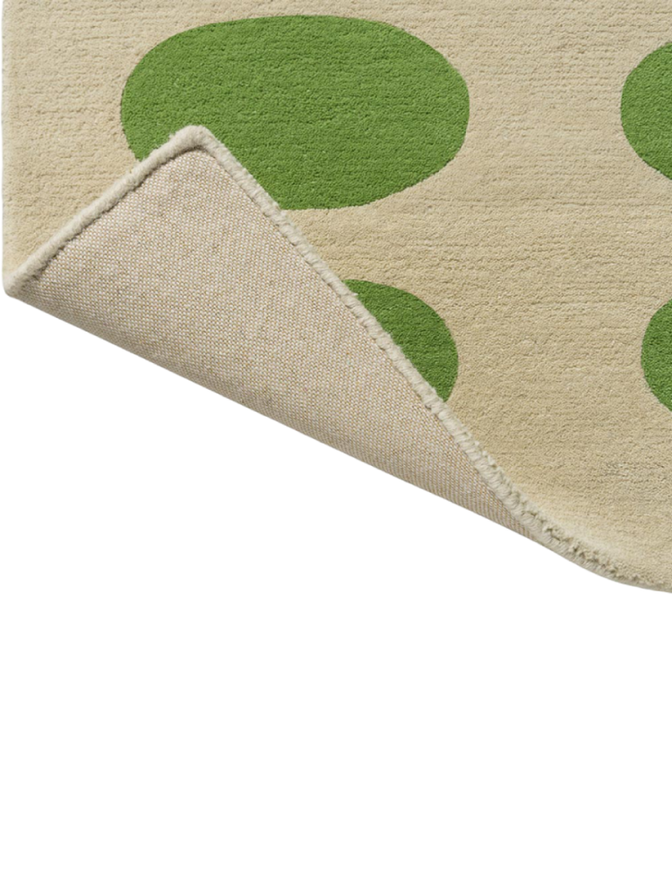 Designer Teppich „Optical Oval“ - handgetuftet, aus 100% reiner Schurwolle ORLA KIELY