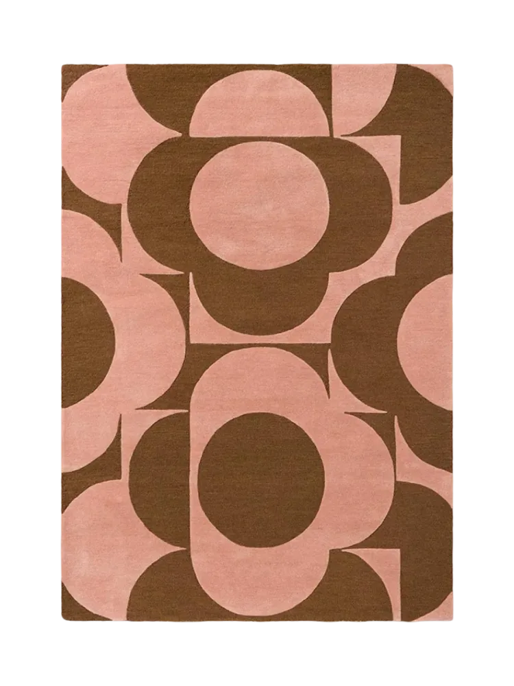 Designer Teppich „Prism Flower“ - handgetuftet, aus 100% reiner Schurwolle ORLA KIELY