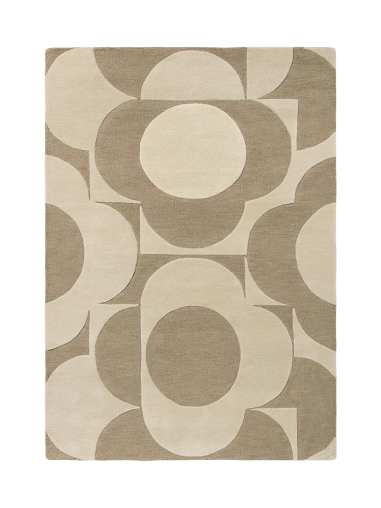 Designer Teppich „Prism Flower“ - handgetuftet, aus 100% reiner Schurwolle ORLA KIELY
