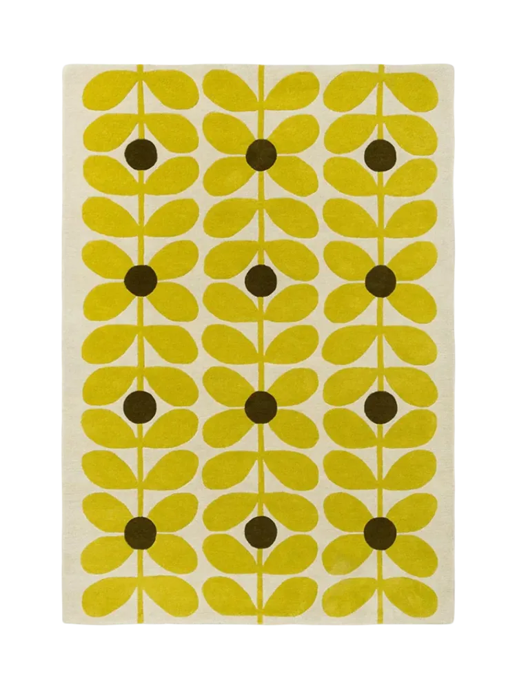 Designer Teppich „Sixties Stem“ - handgetuftet, aus 100% reiner Schurwolle ORLA KIELY