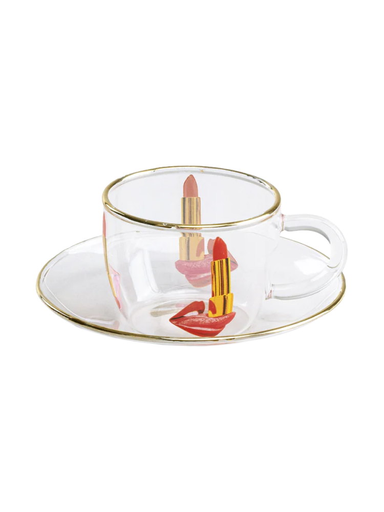 Design Kaffeetasse Seletti X Toiletpaper „Tongue“