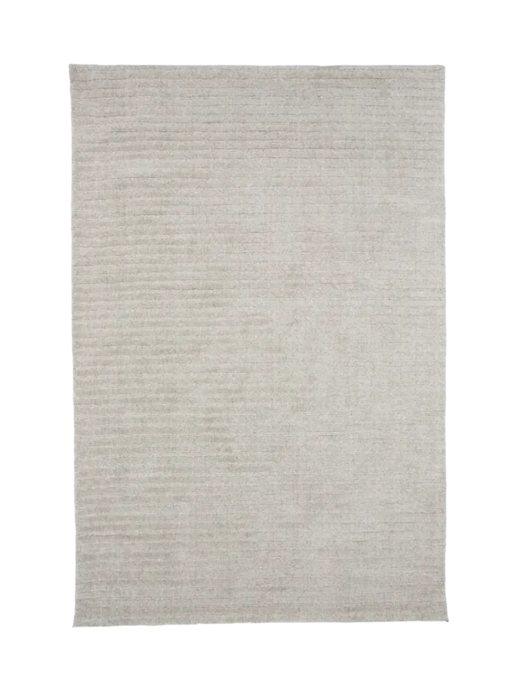 Design Wollteppich „Milton“ - verschiedene Grössen Hellgrau VE DESIGN
