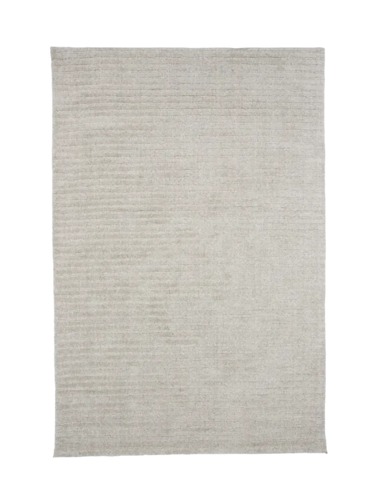 Design Wollteppich „Milton“ - verschiedene Grössen Hellgrau VE DESIGN