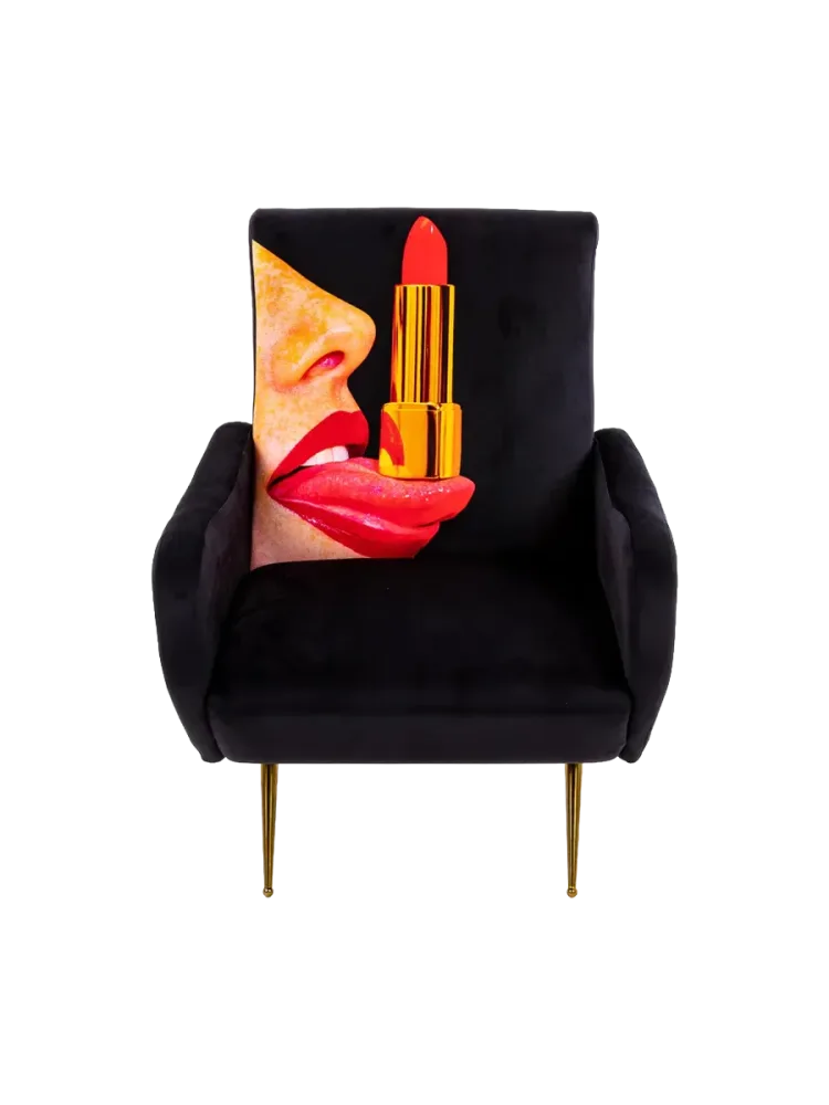 Design Loungesessel „Toiletpaper Tongue“ Seletti
