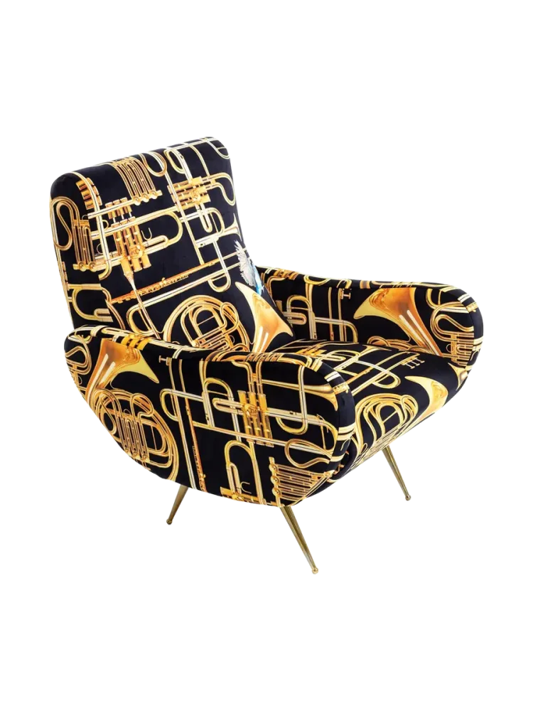Design Loungesessel „Toiletpaper Trumpets“ Seletti