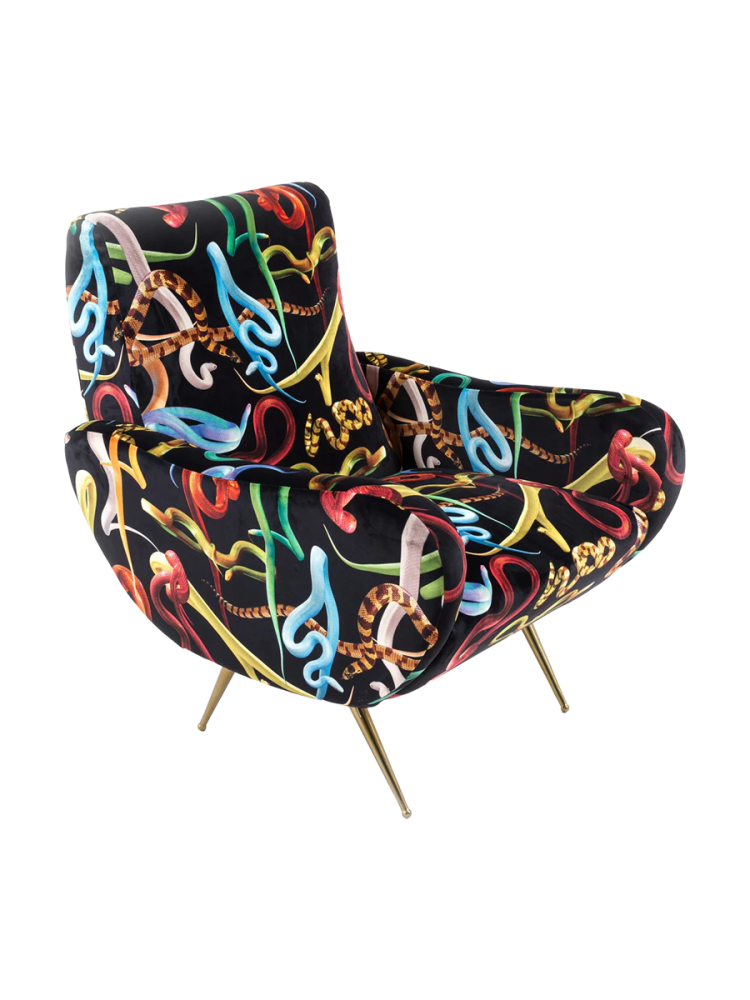 Design Loungesessel „Toiletpaper Snake“ Seletti
