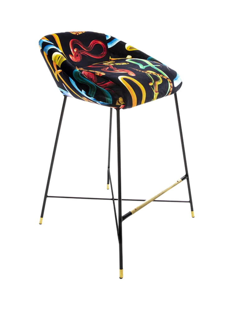 Design Barstuhl „Toiletpaper Snake“ Seletti