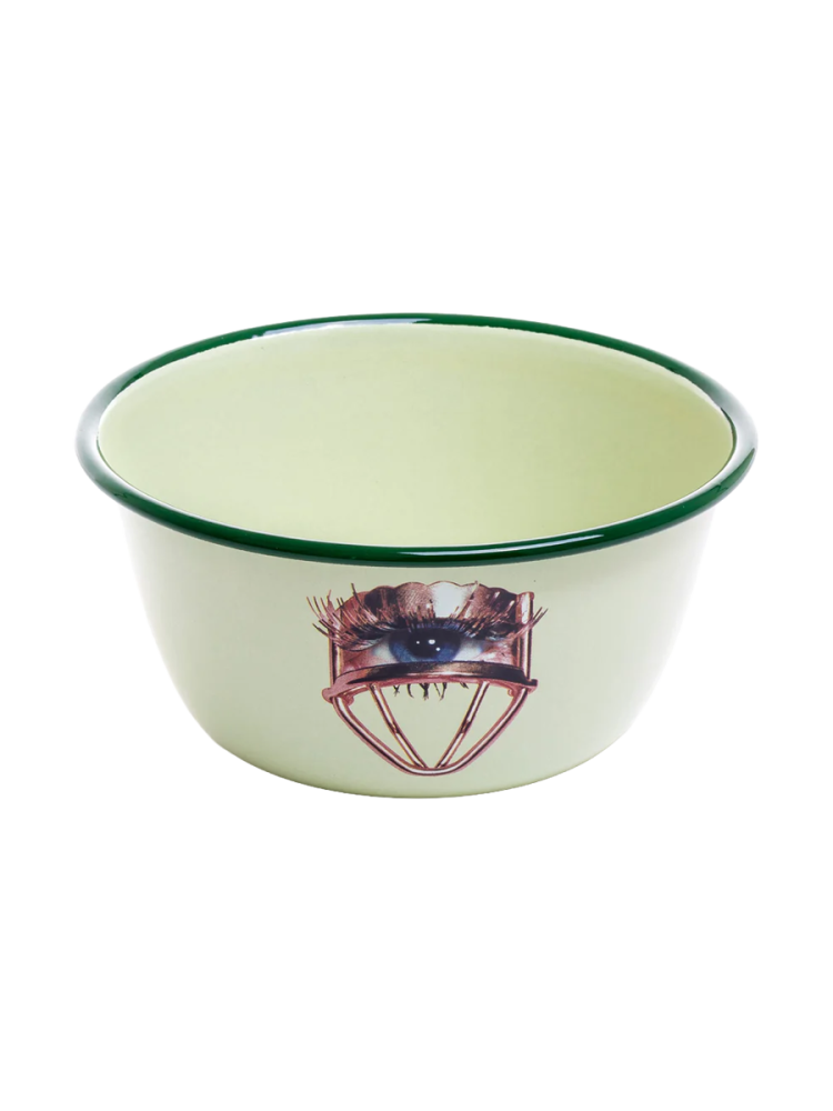 Design Schale „Toiletpaper Eye“ aus Emaille Seletti