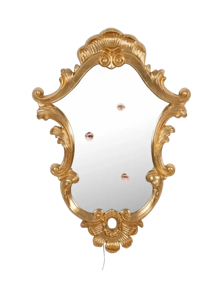 Reflektierender Design Wandspiegel „Trilogy“ Seletti