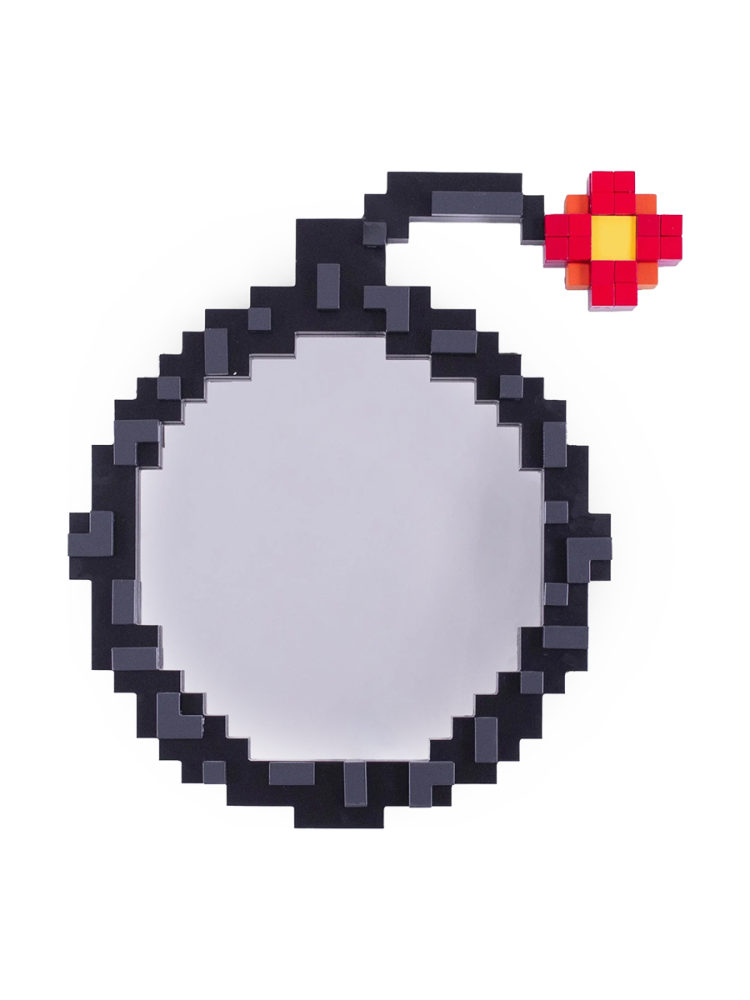Design Wandspiegel „Pixel Bomb“ Seletti