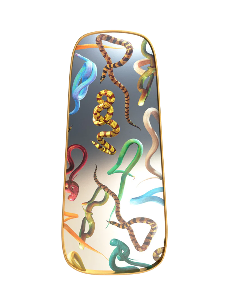 Design Wandspiegel „Toiletpaper Snakes“ Seletti
