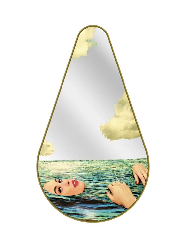 Design Wandspiegel „Toiletpaper Seagirl“ Seletti