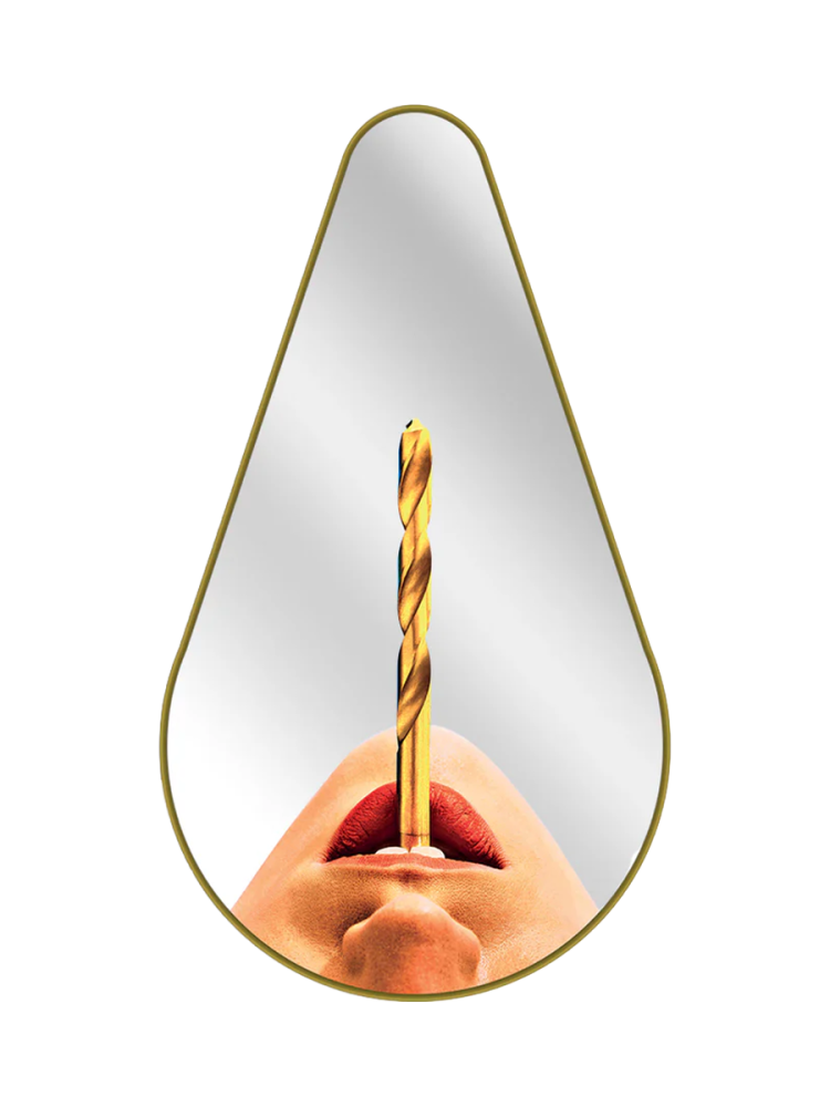 Design Wandspiegel „Toiletpaper Pear Drill“ Seletti